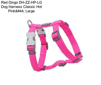 Red Dingo DH-ZZ-HP-LG Dog Harness Classic Hot Pink, Large