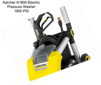 Karcher K1800 Electric Pressure Washer 1800 PSI