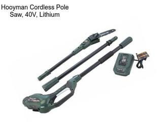 Hooyman Cordless Pole Saw, 40V, Lithium