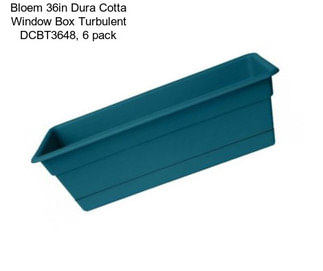 Bloem 36in Dura Cotta Window Box Turbulent DCBT3648, 6 pack
