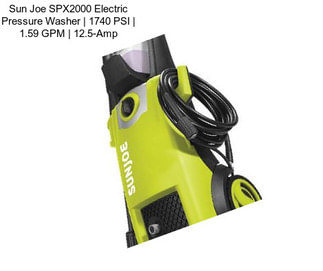 Sun Joe SPX2000 Electric Pressure Washer | 1740 PSI | 1.59 GPM | 12.5-Amp
