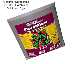 General Hydroponics GH1416 FloraMicro Solution, 15 gal