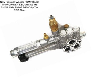New Pressure Washer PUMP HEAD w/ UNLOADER & BUSHINGS fits RMW2.2G24 RMW2.2G20D by The ROP Shop