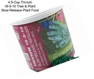 4.5-Cup Trivium 18-5-10 Tree & Plant Slow-Release Plant Food