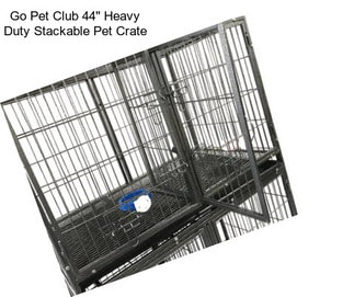 Go Pet Club 44\'\' Heavy Duty Stackable Pet Crate