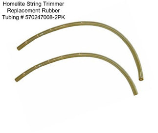 Homelite String Trimmer Replacement Rubber Tubing # 570247008-2PK