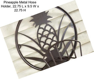 Pineapple Metal Hose Holder, 22.75\