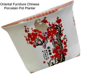 Oriental Furniture Chinese Porcelain Pot Planter
