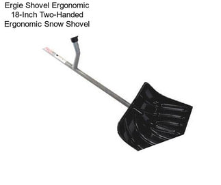 Ergie Shovel Ergonomic 18-Inch Two-Handed Ergonomic Snow Shovel