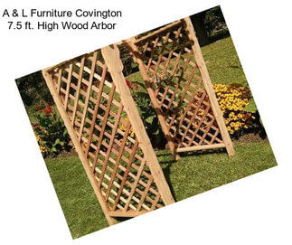 A & L Furniture Covington 7.5 ft. High Wood Arbor