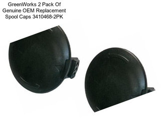 GreenWorks 2 Pack Of Genuine OEM Replacement Spool Caps 3410468-2PK