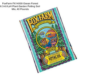 FoxFarm FX14000 Ocean Forest 6.3-6.8 pH Plant Garden Potting Soil Mix, 40 Pounds