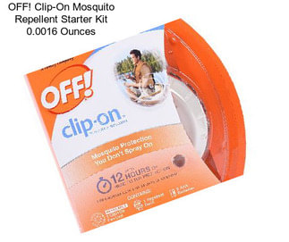 OFF! Clip-On Mosquito Repellent Starter Kit 0.0016 Ounces