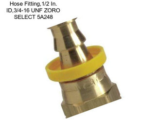 Hose Fitting,1/2 In. ID,3/4\