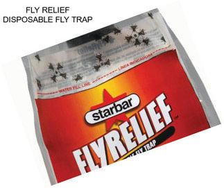 FLY RELIEF DISPOSABLE FLY TRAP