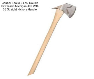 Council Tool 3.5 Lbs. Double Bit Classic Michigan Axe With 36\