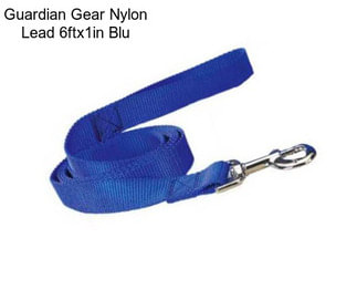 Guardian Gear Nylon Lead 6ftx1in Blu