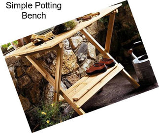 Simple Potting Bench