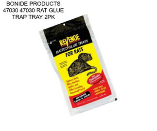 BONIDE PRODUCTS 47030 47030 RAT GLUE TRAP TRAY 2PK