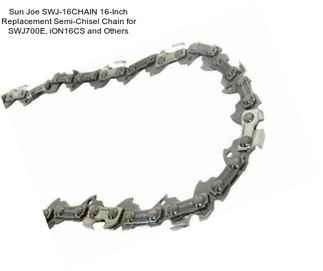 Sun Joe SWJ-16CHAIN 16-Inch Replacement Semi-Chisel Chain for SWJ700E, iON16CS and Others
