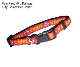Pets First NFL Kansas City Chiefs Pet Collar