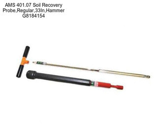 AMS 401.07 Soil Recovery Probe,Regular,33In,Hammer G8184154