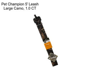 Pet Champion 5\' Leash Large Camo, 1.0 CT