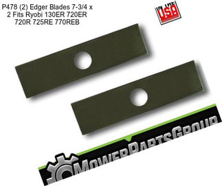 P478 (2) Edger Blades 7-3/4\