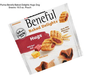 Purina Beneful Baked Delights Hugs Dog Snacks 19.5 oz. Pouch