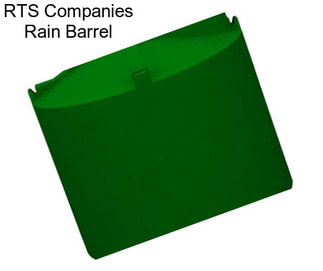 RTS Companies Rain Barrel