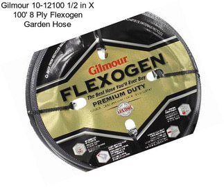 Gilmour 10-12100 1/2 in X 100\' 8 Ply Flexogen Garden Hose