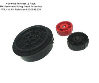 Homelite Trimmer (2 Pack) Replacement String Head Assembly W/LH & RH Retainer # 000998230
