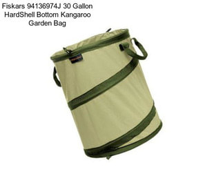 Fiskars 94136974J 30 Gallon HardShell Bottom Kangaroo Garden Bag