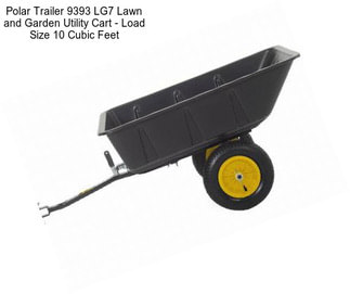 Polar Trailer 9393 LG7 Lawn and Garden Utility Cart - Load Size 10 Cubic Feet