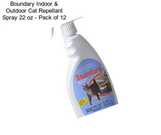 Boundary Indoor & Outdoor Cat Repellant Spray 22 oz - Pack of 12