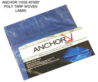 ANCHOR 11035 40\'X60\' POLY TARP WOVEN LAMIN