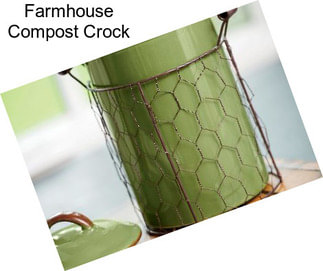 Farmhouse Compost Crock