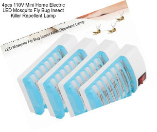 4pcs 110V Mini Home Electric LED Mosquito Fly Bug Insect Killer Repellent Lamp