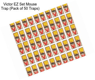 Victor EZ Set Mouse Trap (Pack of 50 Traps)