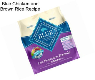 Blue Chicken and Brown Rice Recipe