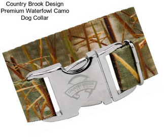 Country Brook Design Premium Waterfowl Camo Dog Collar