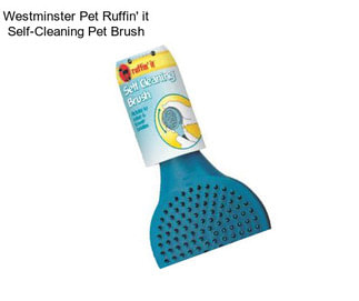 Westminster Pet Ruffin\' it Self-Cleaning Pet Brush