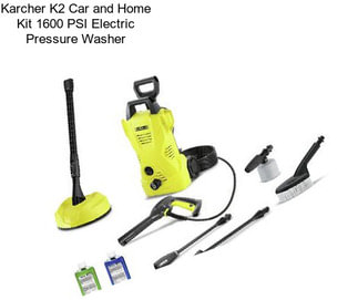 Karcher K2 Car and Home Kit 1600 PSI Electric Pressure Washer