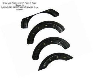 Snow Joe Replacement 4-Pack of Auger Blades for SJ620/SJ621/SJ622E/SJ623E/SJM988 Snow Throwers