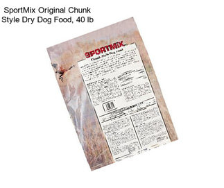SportMix Original Chunk Style Dry Dog Food, 40 lb