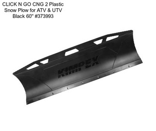 CLICK N GO CNG 2 Plastic Snow Plow for ATV & UTV Black 60\'\' #373993