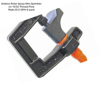 Antelco Rotor Spray Mini Sprinkler on 10/32 Thread-Flow Rate:35.5 GPH-5 pack