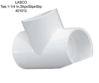 LASCO Tee,1-1/4 In,SlipxSlipxSlip 401012