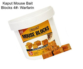 Kaput Mouse Bait Blocks 4#- Warfarin