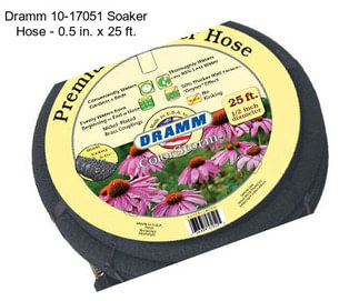 Dramm 10-17051 Soaker Hose - 0.5 in. x 25 ft.